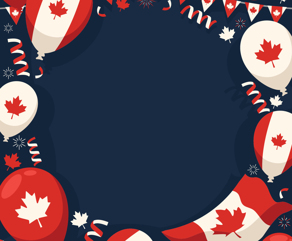 Celebrate Canada Day Background