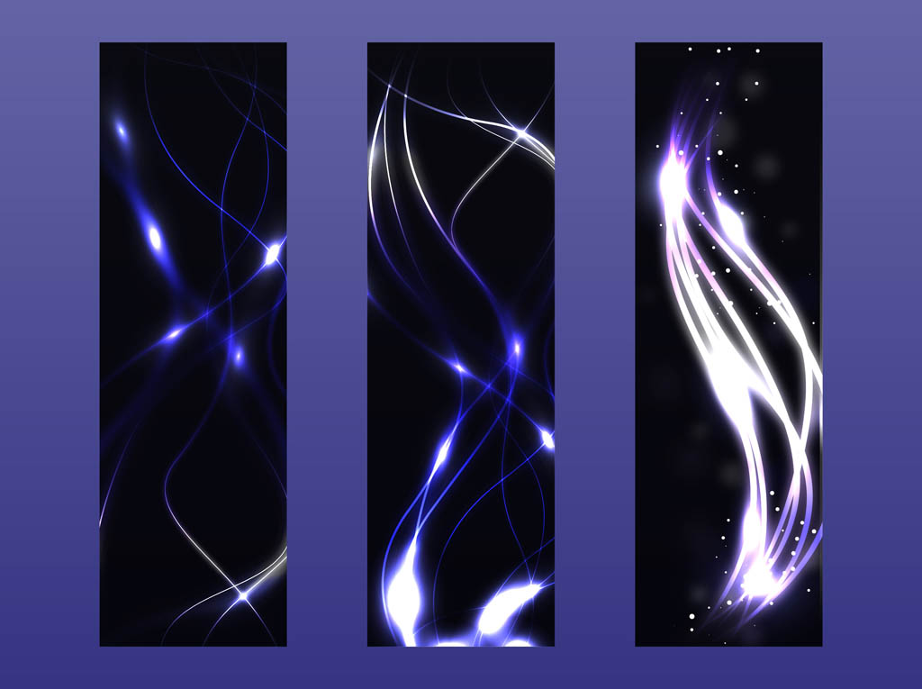 Neon Vector Banners