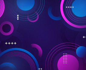 Background of Abstract Circle Gradient