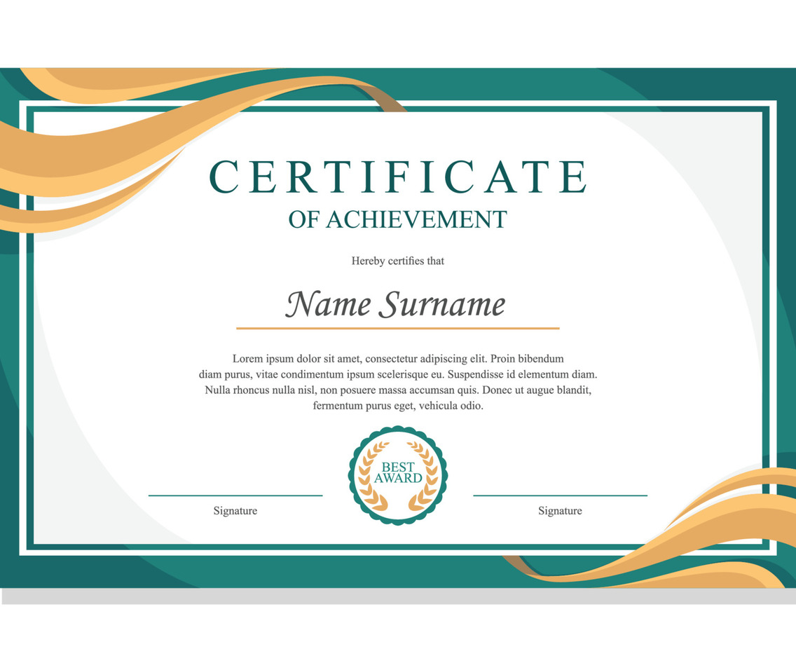 College Graduation Certificate Template