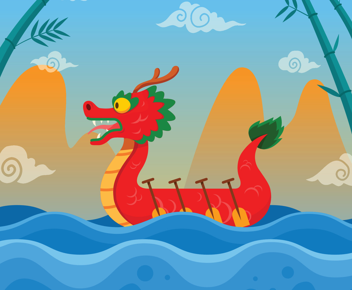 Dragon Boat Background