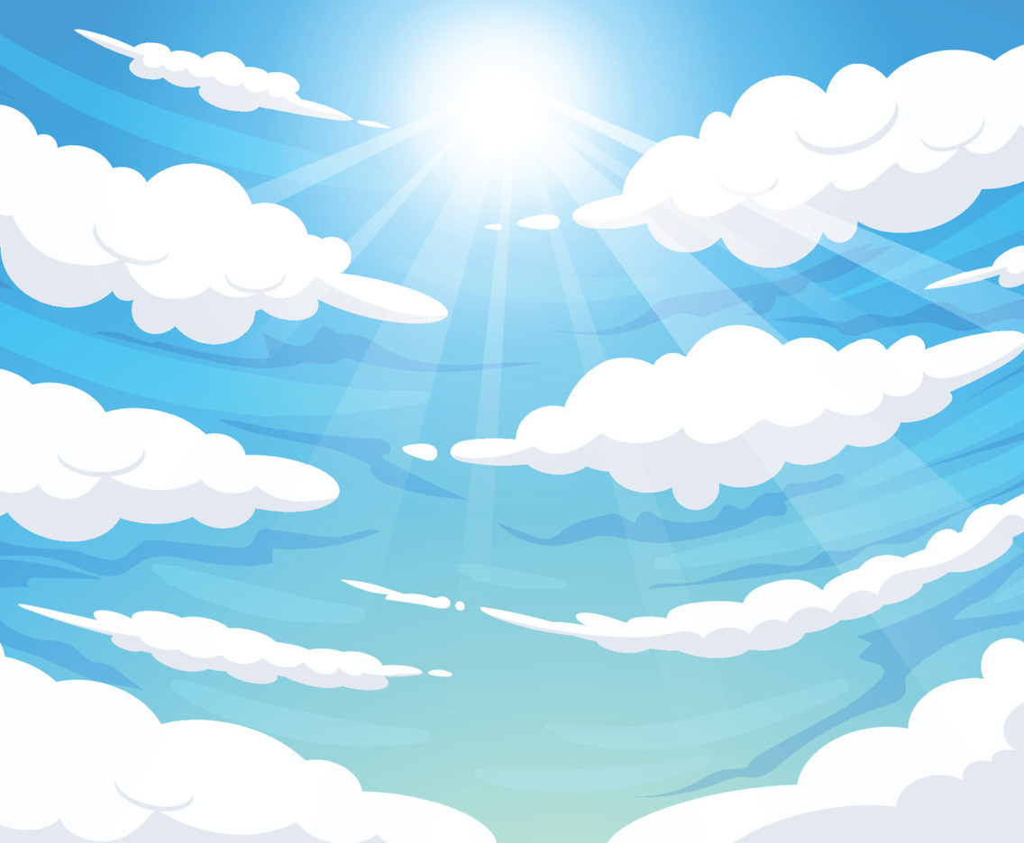 Beautiful Blue Sky Background