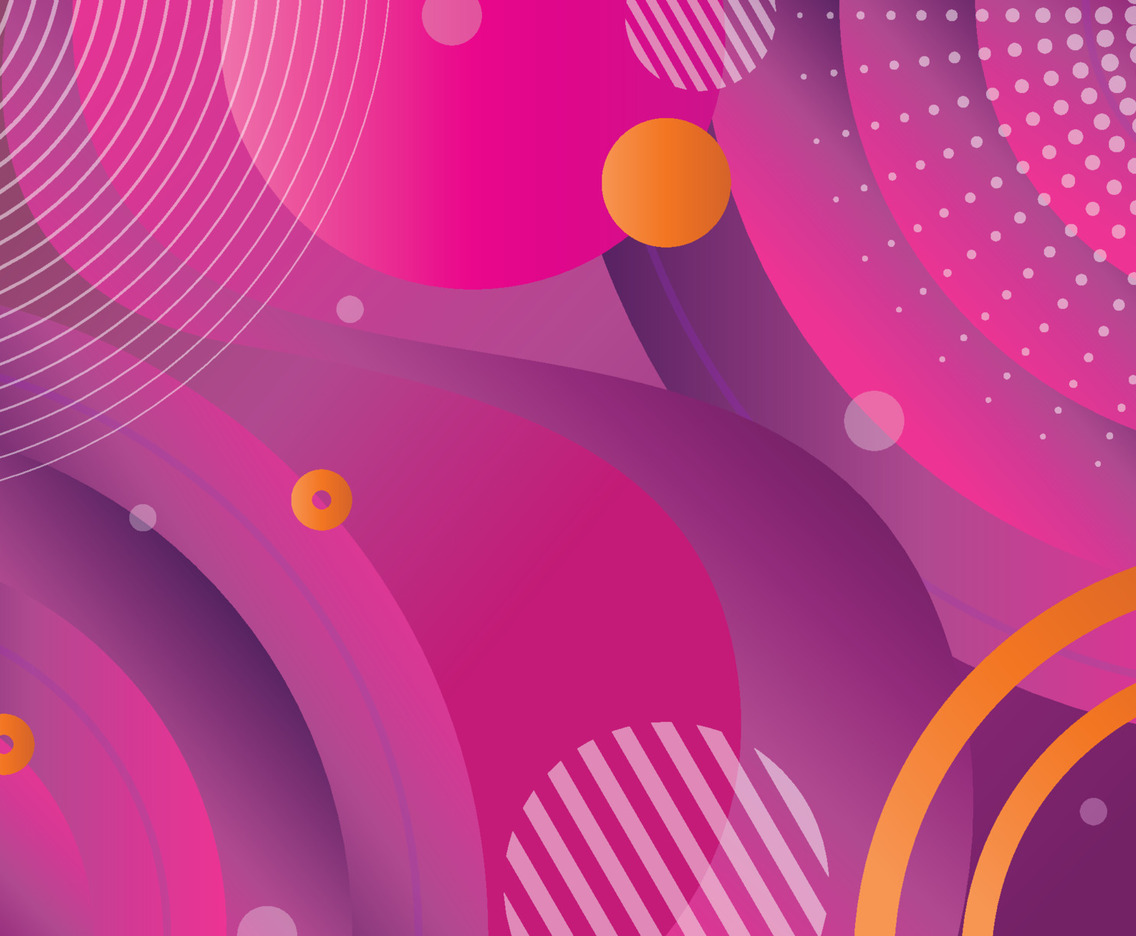 Abtsract Circle Background With Geometric FLuid Shape