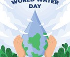World Water Day Background Design