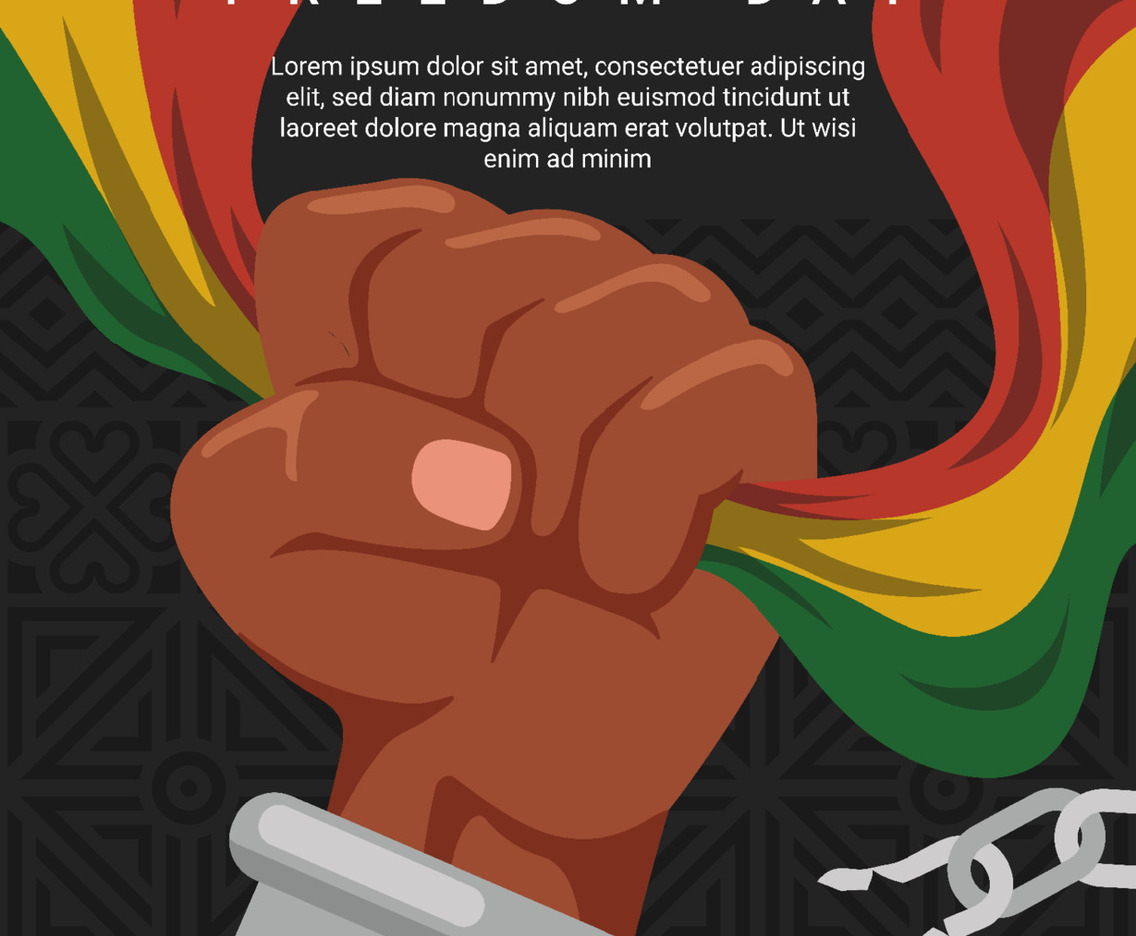 Juneteenth Freedom Day Background