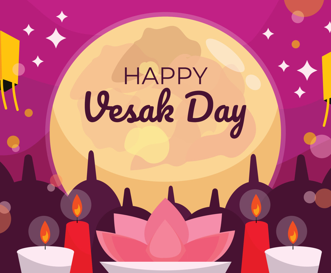 Vesak Day Background