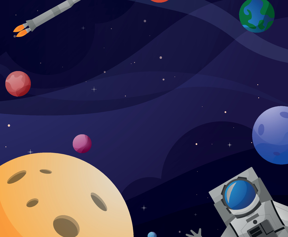 National Moon Day Background