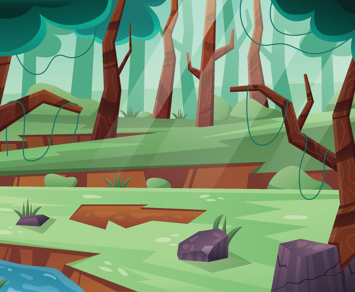 Summer Forest Background