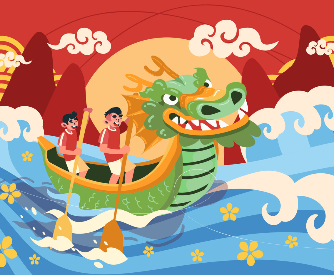 Wave of Dragon Boat Festival