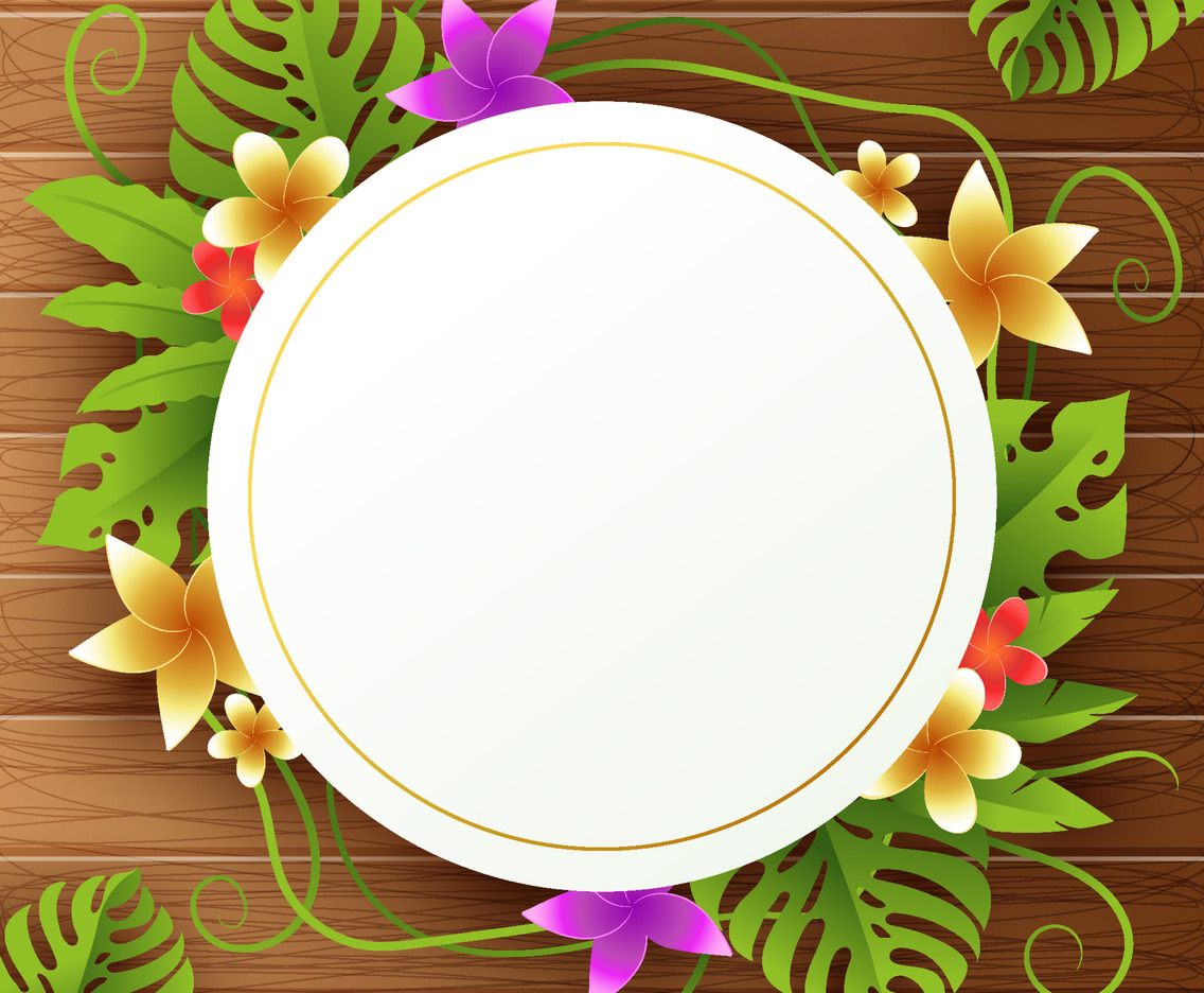 Summer Floral Background