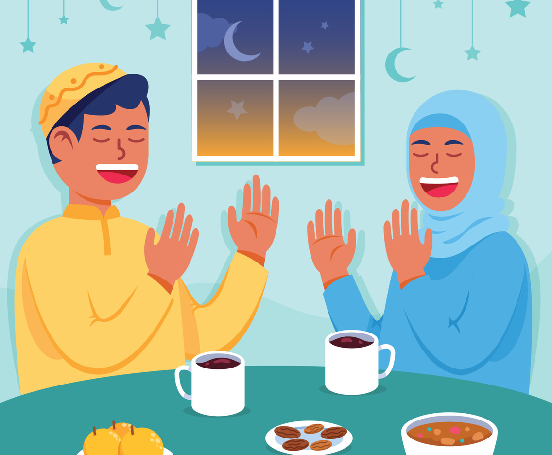 Praying Before Iftar