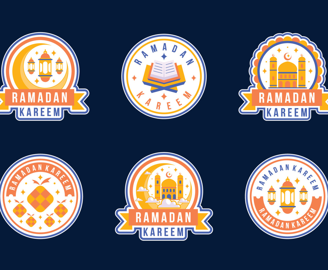 Happy Ramadan Kareem Label