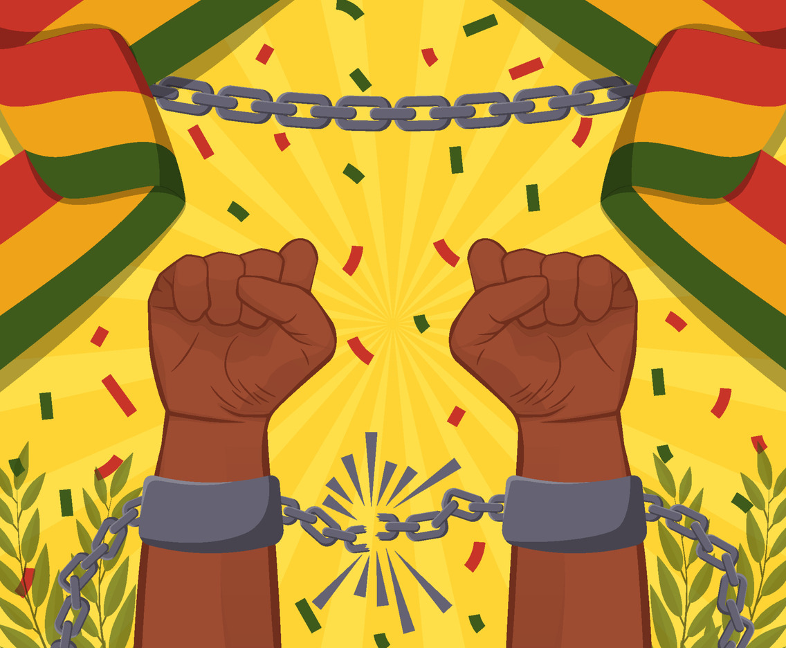 Juneteenth Festivity Background