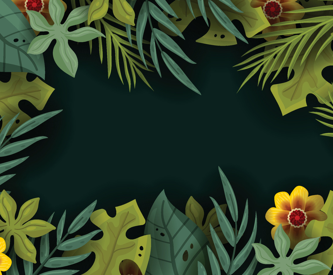 Summer Floral Nature Background