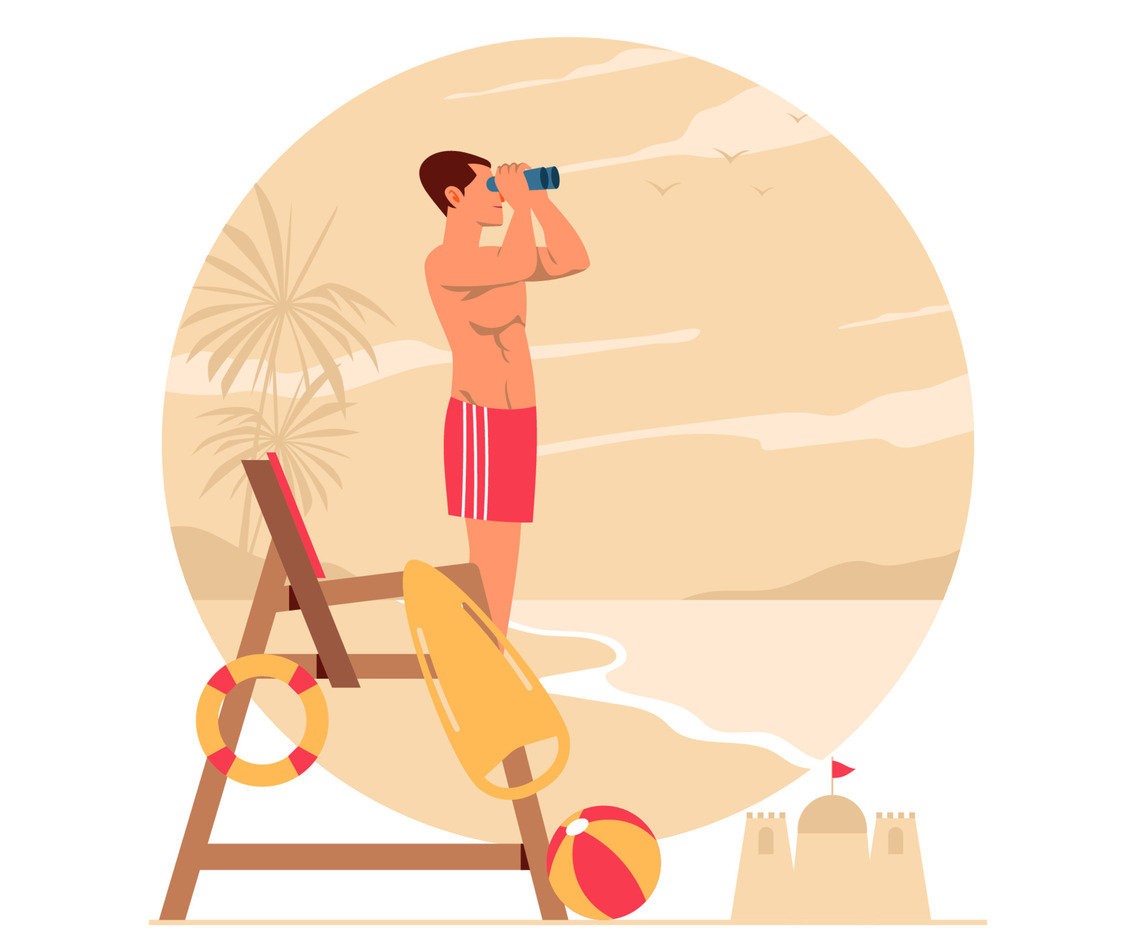 Beach Lifeguard Concept
