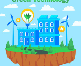 Eco Green Technology Concept