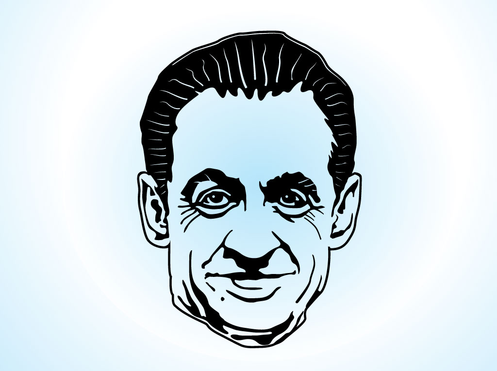 Sarkozy Vector Art