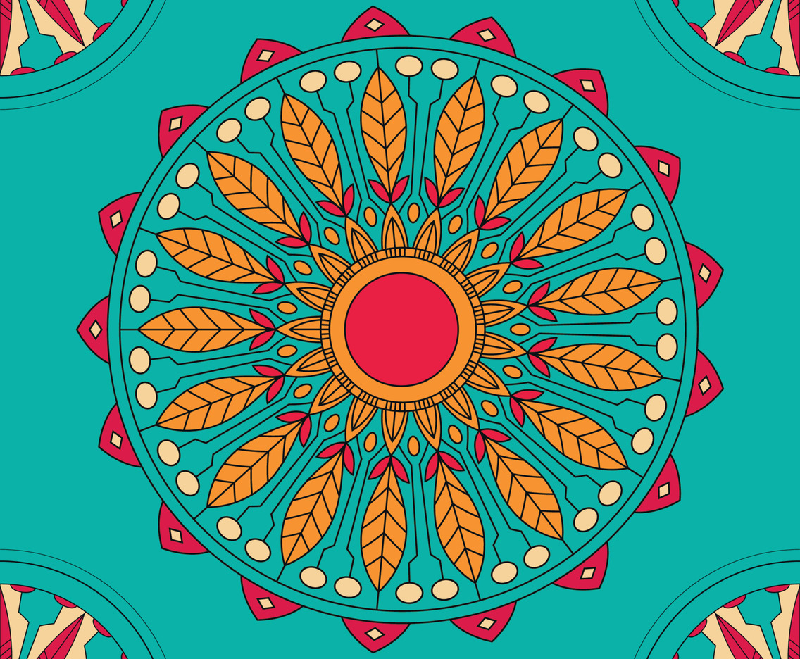 Mandala Seamless Background