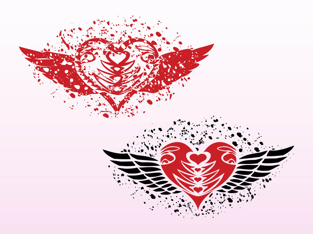 Grunge Heart Designs