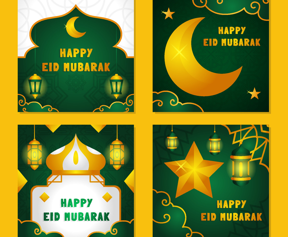 Greeting Card Happy Eid Mubarak