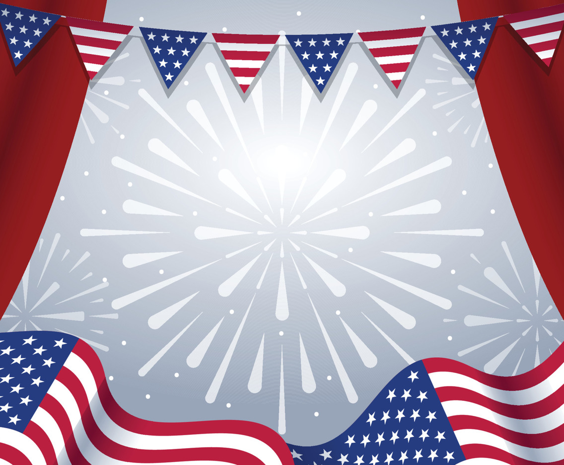 USA 4th of July Background