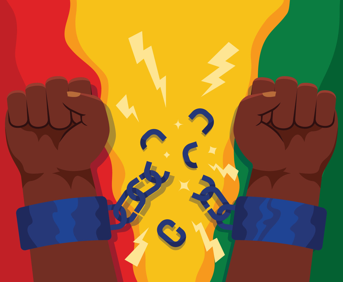 Juneteenth Festivity Background