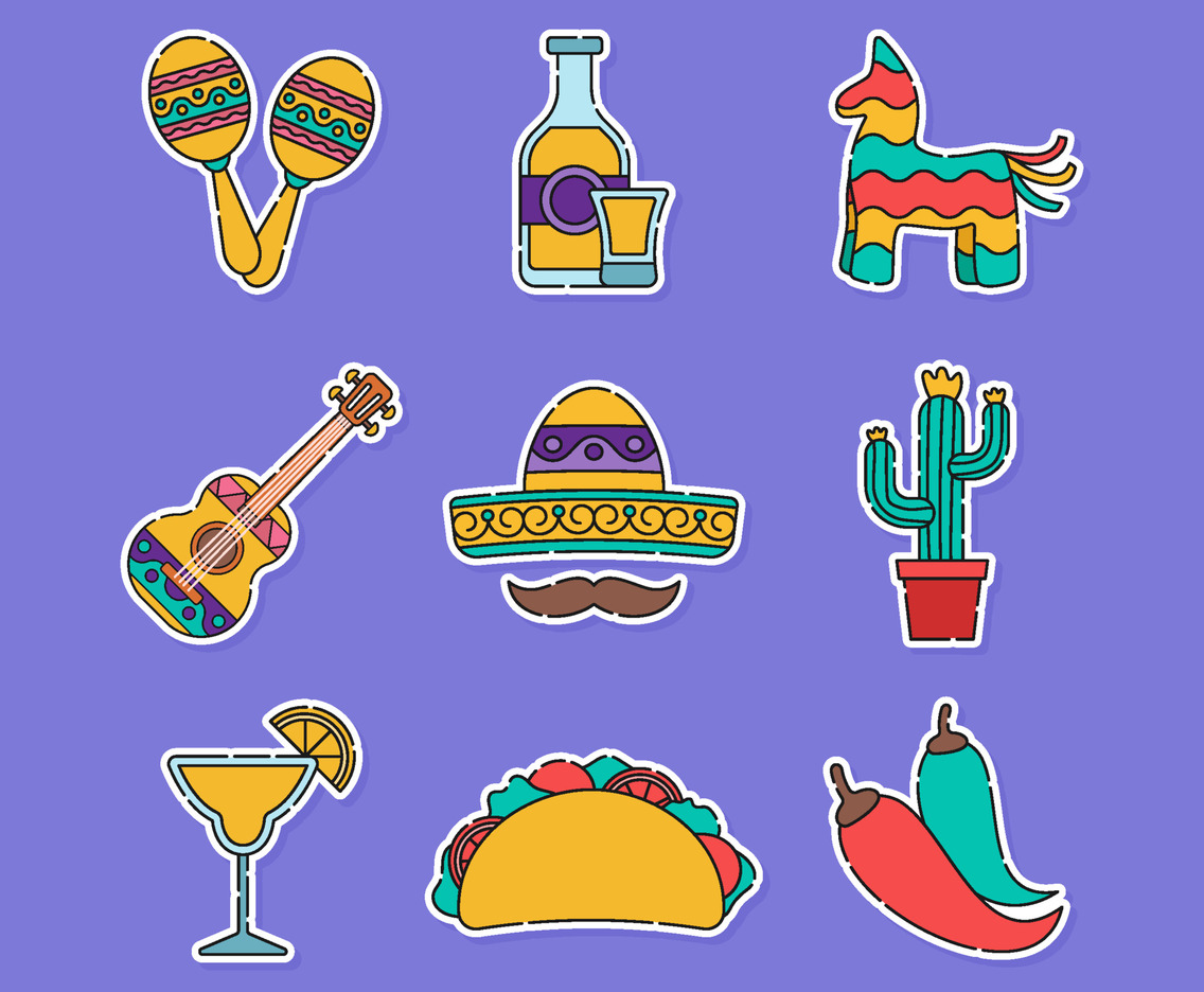 Cinco de Mayo Icon Set