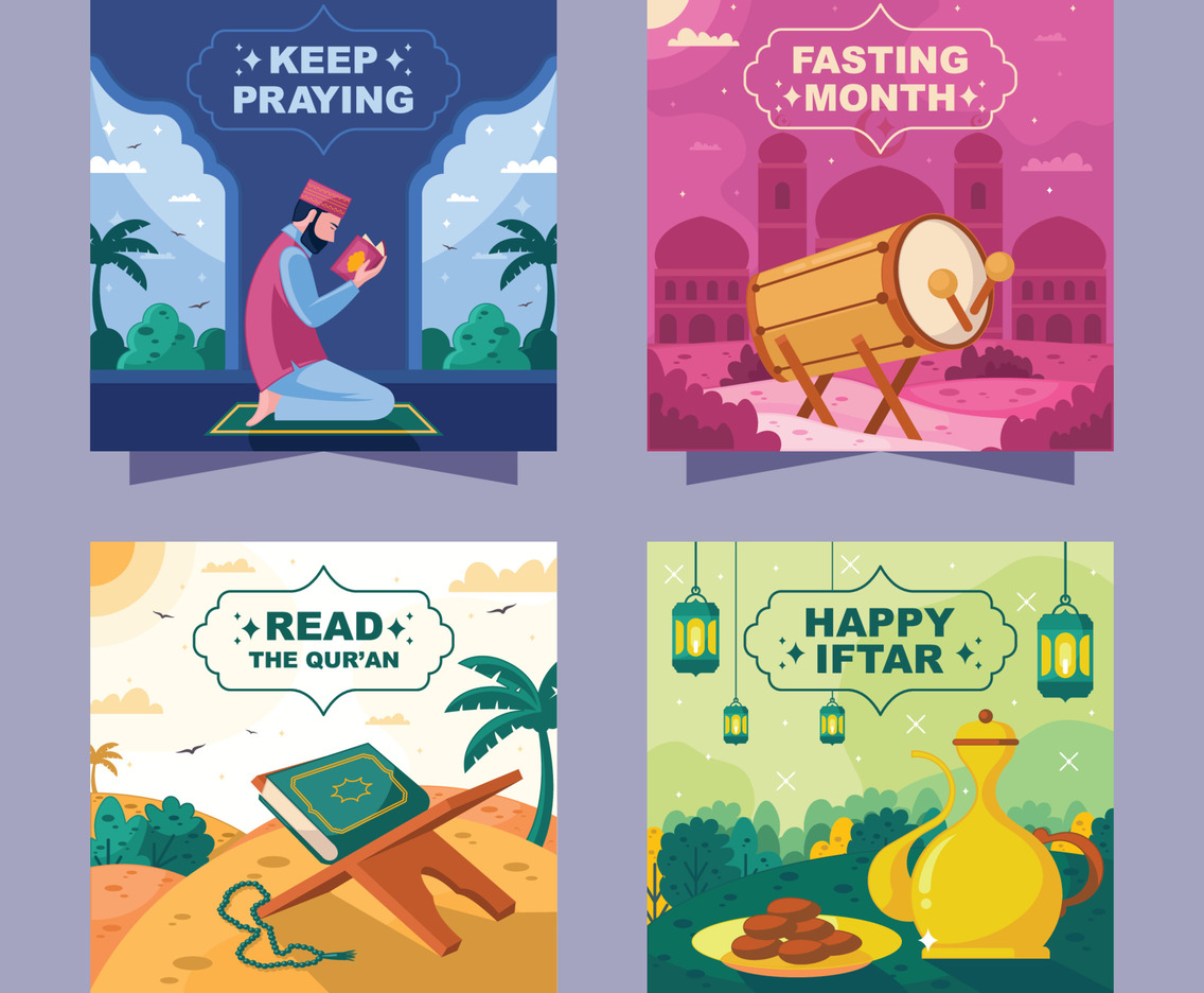 Fasting Month and Eid Social Media Post