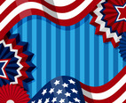 Background of 4th of July Festivity