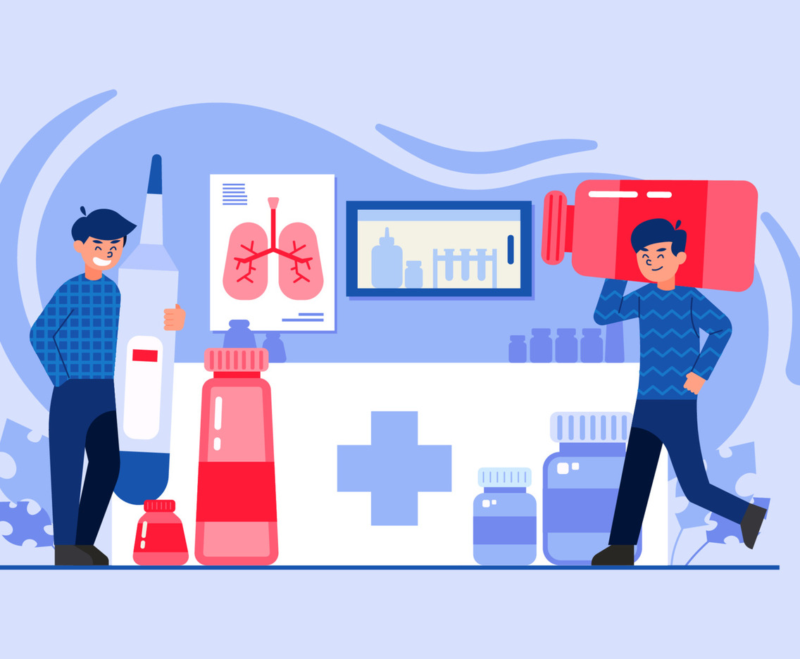 Medicine Character with Equipment Concept Art