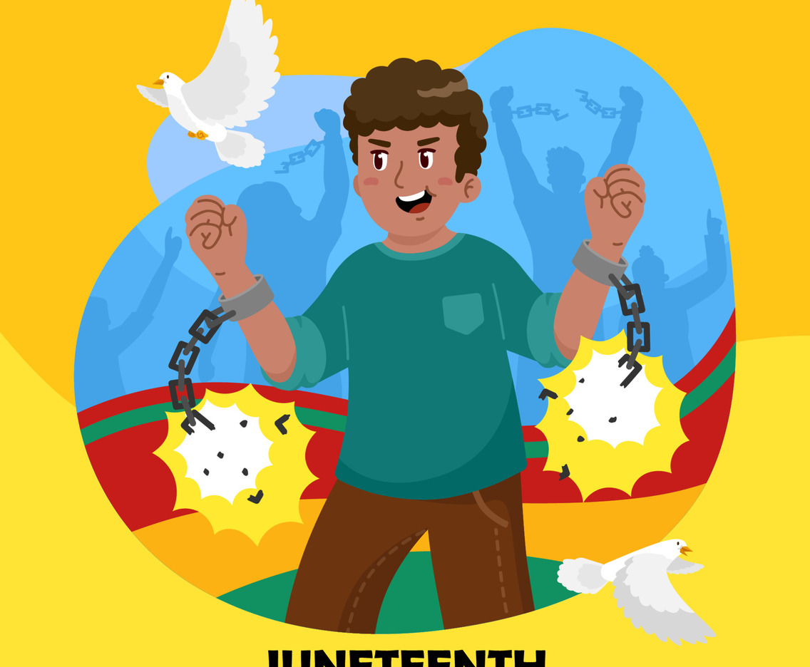 Happy Kid in Junetenth Freedom Day
