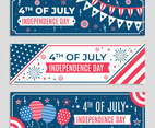 Celebration Independence Day 4th of July Festivity Banner