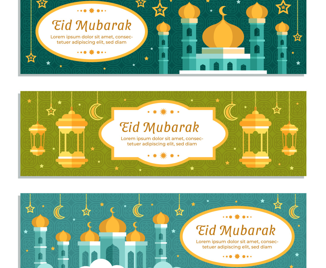 Eid Mubarak Banner Template
