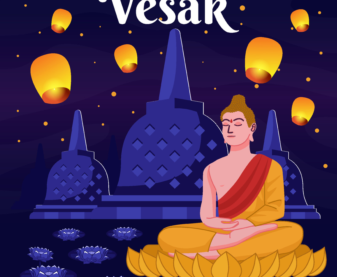 Vesak Day Concept