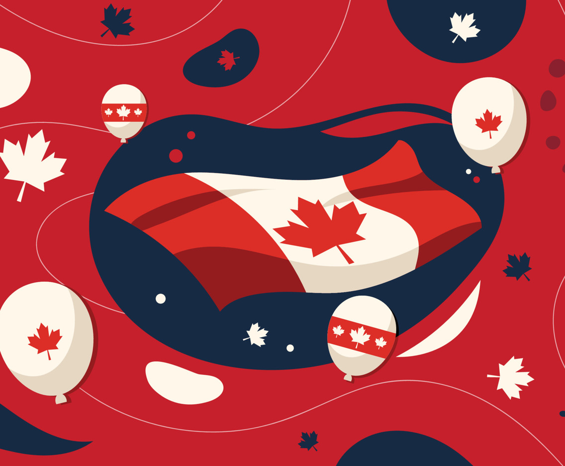 Celebrate Canada Day Background