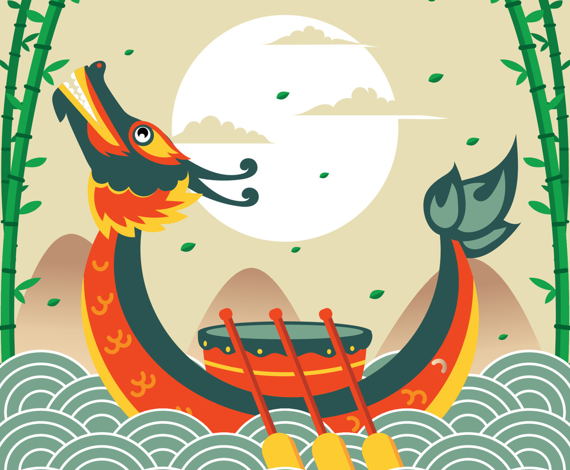 Dragon Boat Festival Background