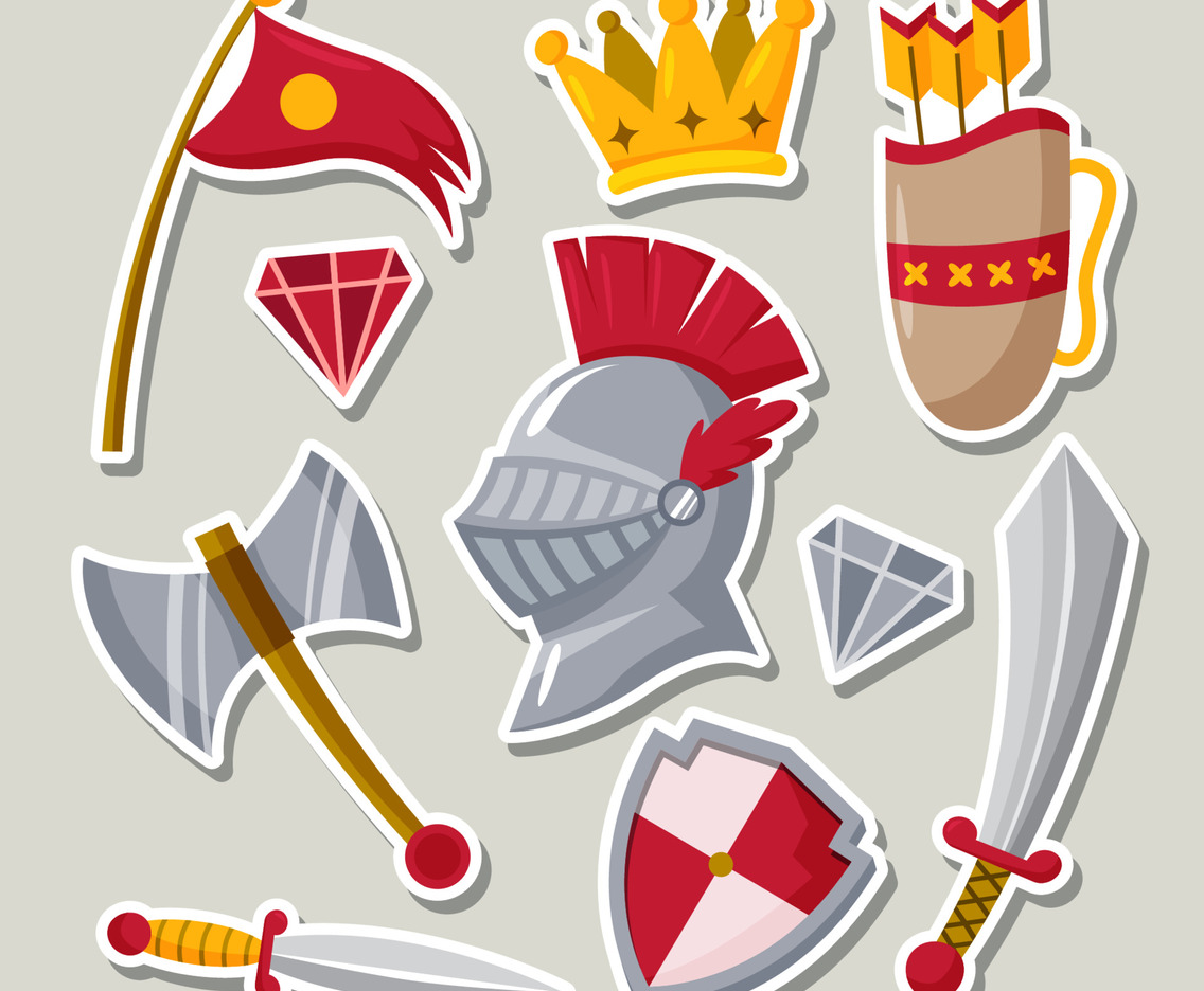 Medieval Sticker Collection