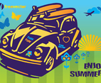 Summer Fun Beetle Car
