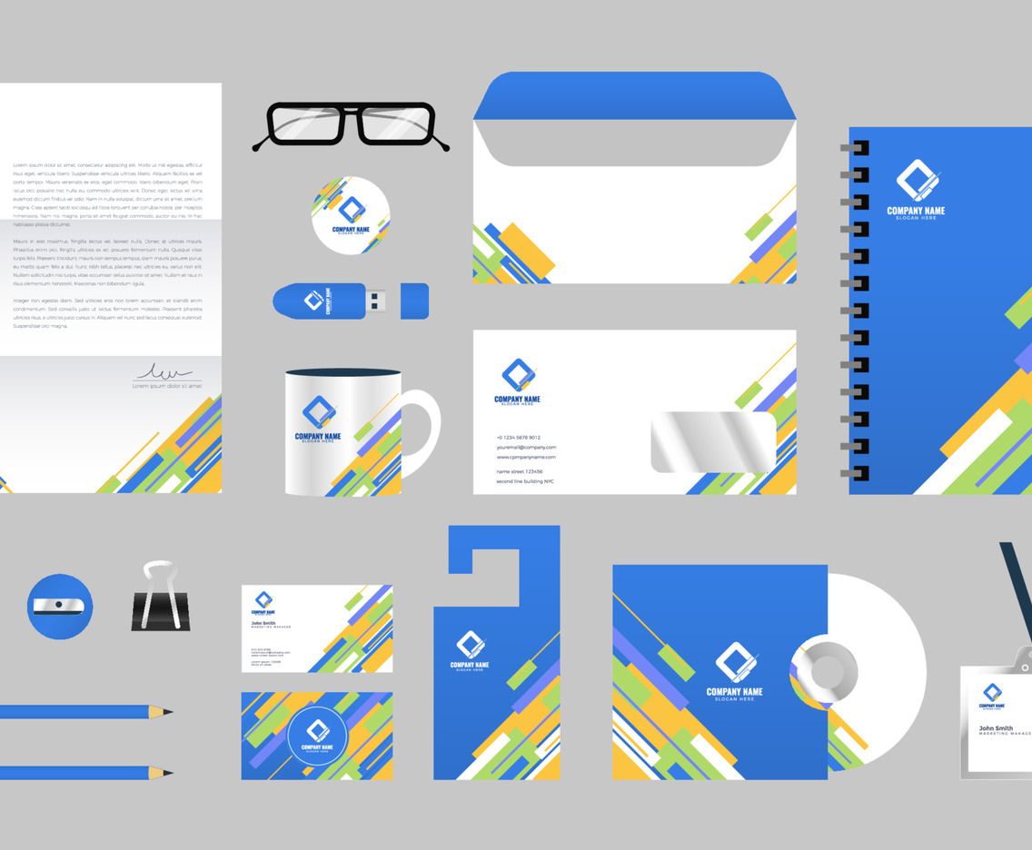 Business Stationery Set Template