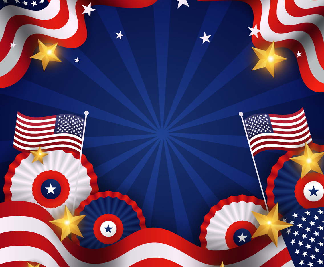 Memorial Day Army American Background