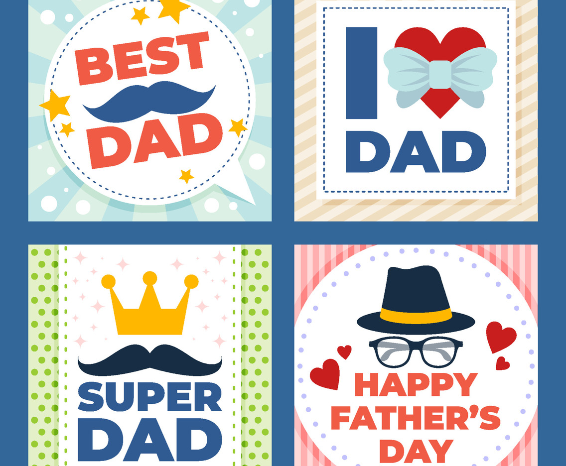 Happy Father Day Card Set