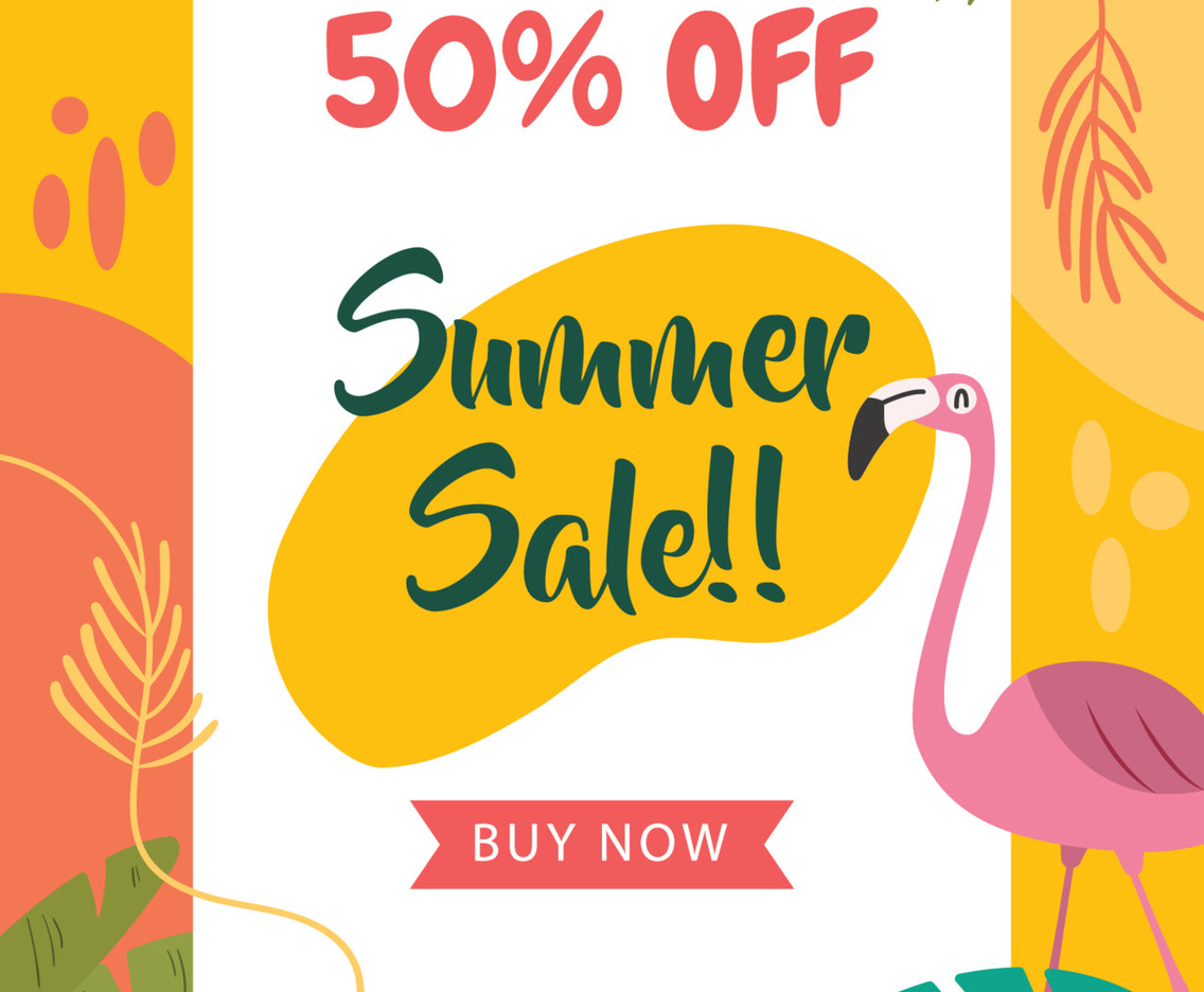 Summer Sale Poster Template