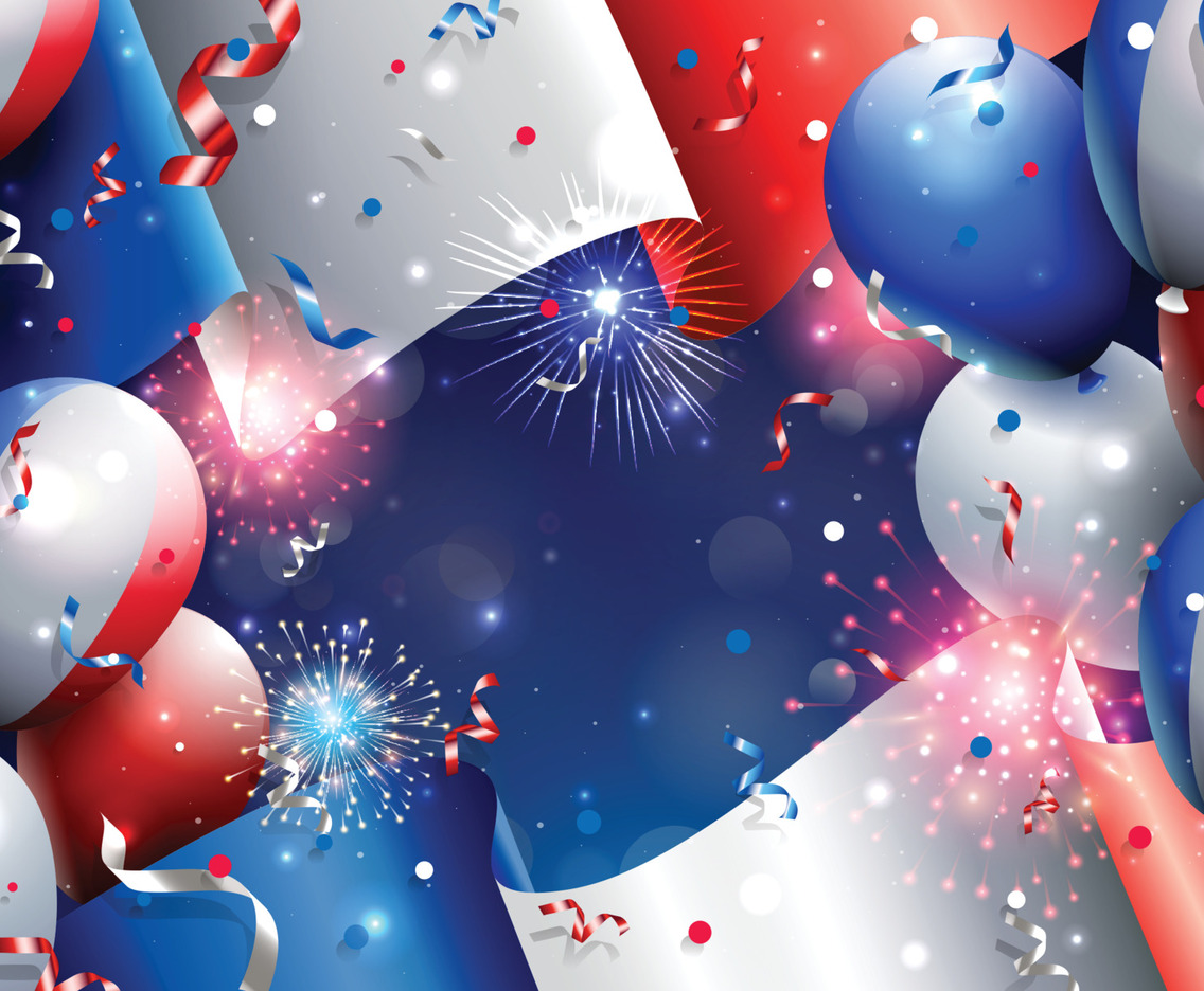 French Bastille Day Concept Background