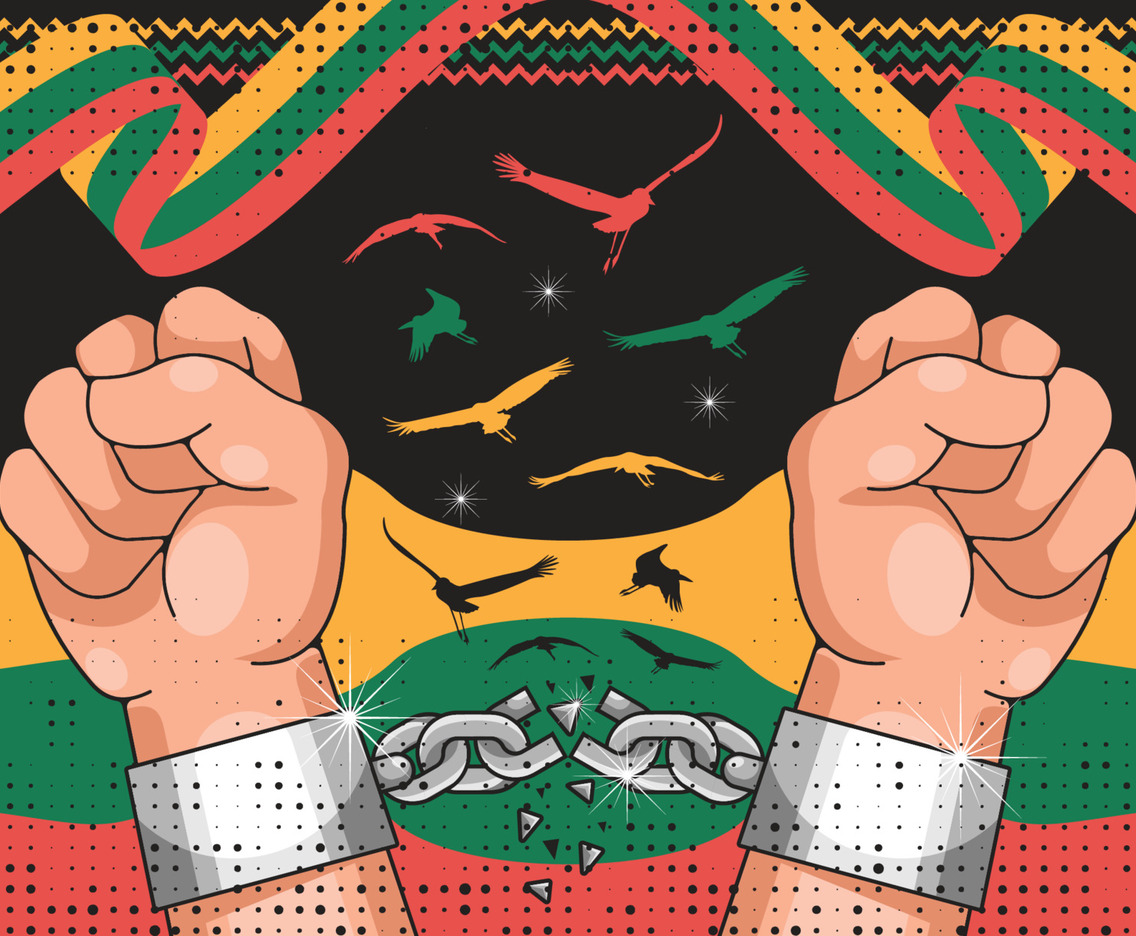 Juneteenth Freedom Day Background