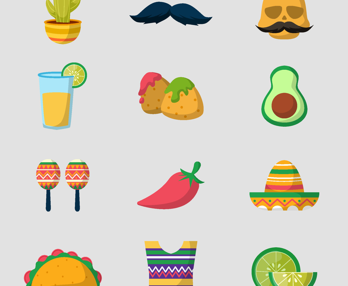 Cinco De Mayo Icon Collection