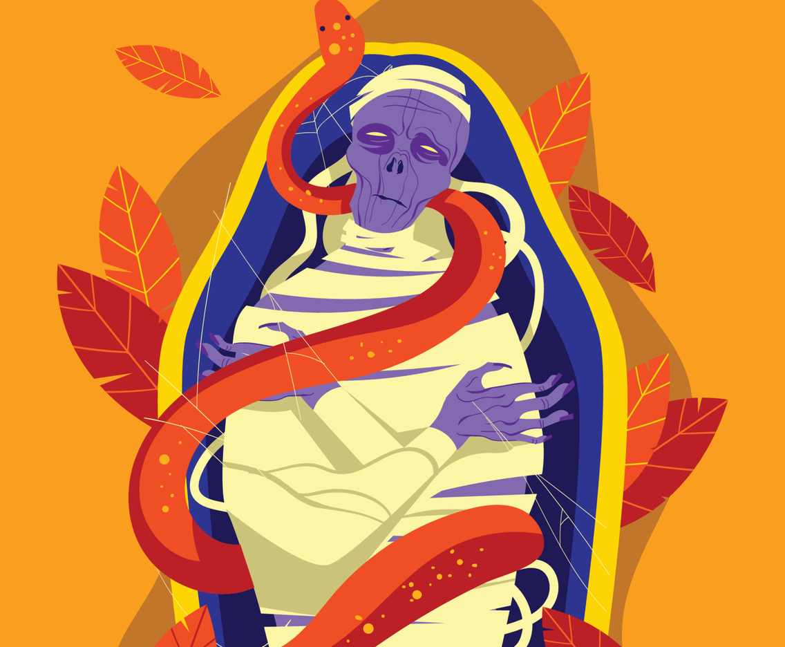 Mummy and the Red Snake