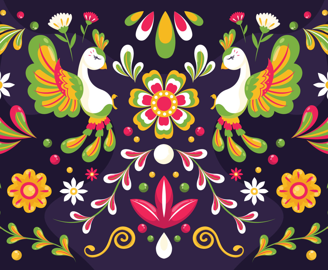 Colorful Cinco De Mayo Background