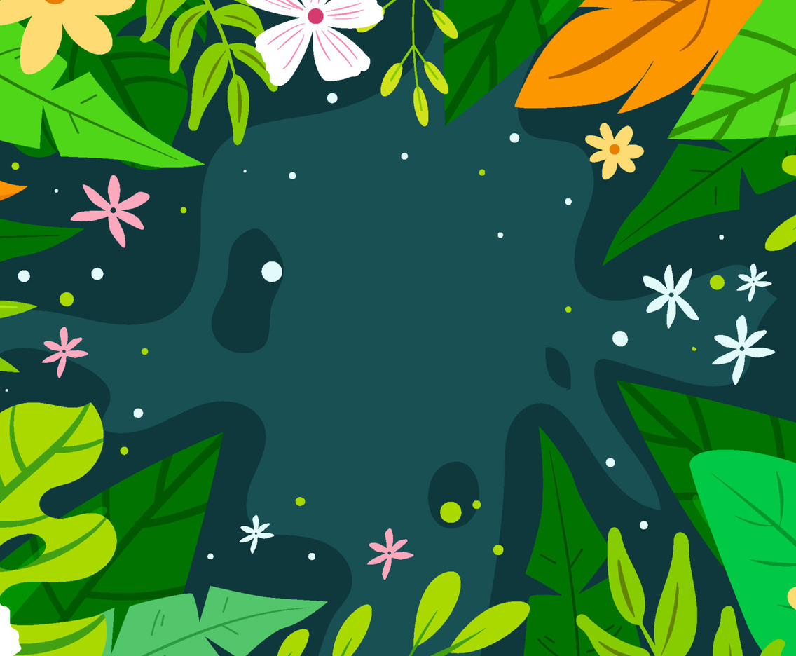 Summer Floral Background