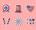 4th of July Sticker Collection