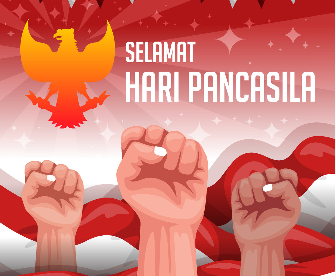 Selamat Hari Pancasila Celebration Concept